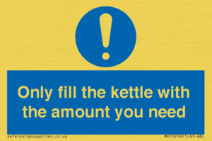 MV10459: Only fill the kettle with the amount you need