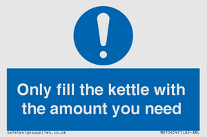 MV10459: Only fill the kettle with the amount you need
