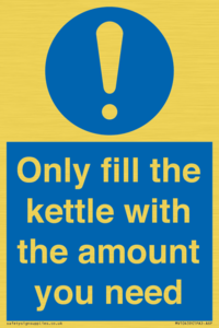 MV10459: Only fill the kettle with the amount you need