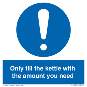 MV10459: Only fill the kettle with the amount you need