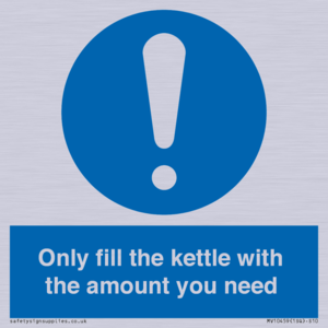 MV10459: Only fill the kettle with the amount you need