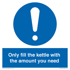 MV10459: Only fill the kettle with the amount you need