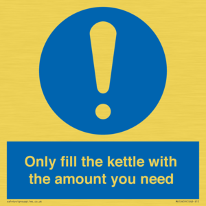 MV10459: Only fill the kettle with the amount you need
