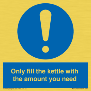 MV10459: Only fill the kettle with the amount you need