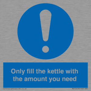 MV10459: Only fill the kettle with the amount you need