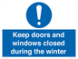 MV10468: Keep doors and windows closed during the winter