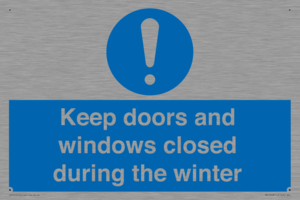 MV10468: Keep doors and windows closed during the winter