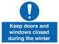 MV10468: Keep doors and windows closed during the winter