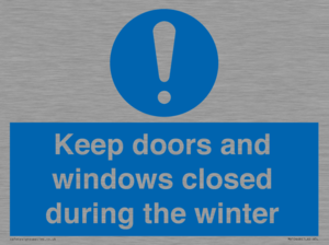 MV10468: Keep doors and windows closed during the winter