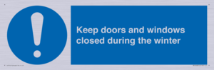 MV10468: Keep doors and windows closed during the winter