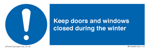 MV10468: Keep doors and windows closed during the winter
