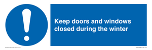 MV10468: Keep doors and windows closed during the winter