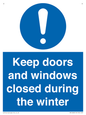 MV10468: Keep doors and windows closed during the winter