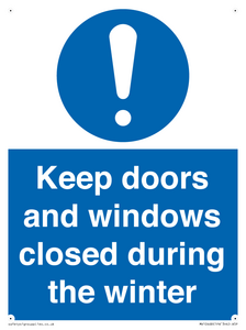 MV10468: Keep doors and windows closed during the winter
