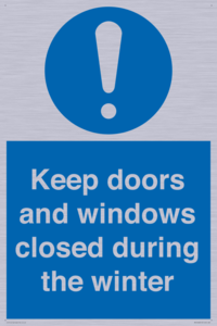 MV10468: Keep doors and windows closed during the winter