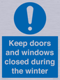 MV10468: Keep doors and windows closed during the winter