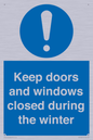 MV10468: Keep doors and windows closed during the winter