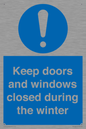 MV10468: Keep doors and windows closed during the winter