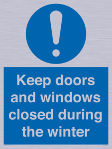 MV10468: Keep doors and windows closed during the winter
