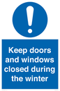MV10468: Keep doors and windows closed during the winter