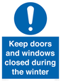 MV10468: Keep doors and windows closed during the winter