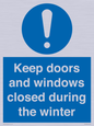 MV10468: Keep doors and windows closed during the winter
