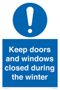 MV10468: Keep doors and windows closed during the winter