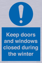 MV10468: Keep doors and windows closed during the winter