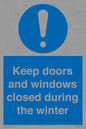 MV10468: Keep doors and windows closed during the winter