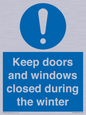 MV10468: Keep doors and windows closed during the winter