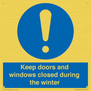 MV10468: Keep doors and windows closed during the winter