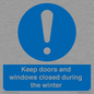 MV10468: Keep doors and windows closed during the winter