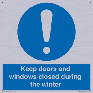 MV10468: Keep doors and windows closed during the winter