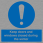 MV10468: Keep doors and windows closed during the winter