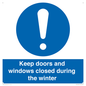 MV10468: Keep doors and windows closed during the winter