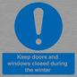 MV10468: Keep doors and windows closed during the winter