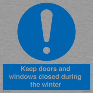 MV10468: Keep doors and windows closed during the winter