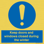 MV10468: Keep doors and windows closed during the winter