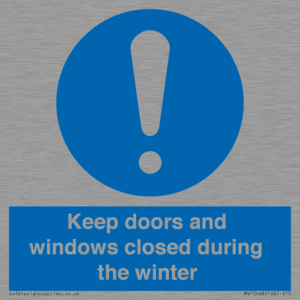 MV10468: Keep doors and windows closed during the winter