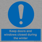 MV10468: Keep doors and windows closed during the winter