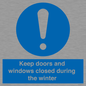 MV10468: Keep doors and windows closed during the winter