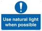 MV10470: Use natural light when possible