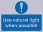 MV10470: Use natural light when possible