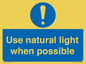 MV10470: Use natural light when possible