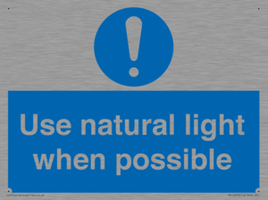 MV10470: Use natural light when possible