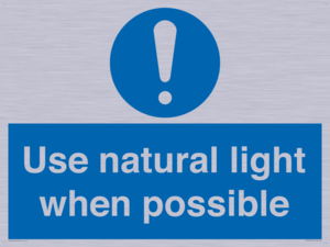 MV10470: Use natural light when possible
