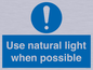 MV10470: Use natural light when possible