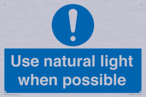 MV10470: Use natural light when possible