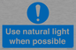 MV10470: Use natural light when possible