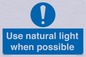 MV10470: Use natural light when possible